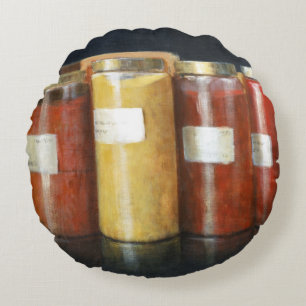 Coussins Ronds Pots de colorant