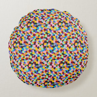 Coussins Ronds Pots Gumballs brillant éclat de couleur