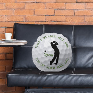 Coussins Ronds Pratiquer et jouer au golf