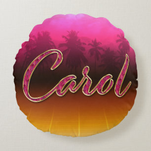 Coussins Ronds Prénom de Carol