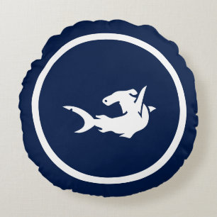 Coussins Ronds Presque marine requin bleu SCUBA plongée nautique