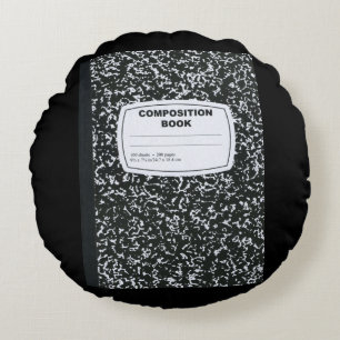 Coussins Ronds Professeur de livre de composition