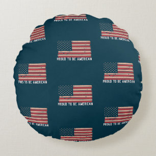 Coussins Ronds Proud to be American