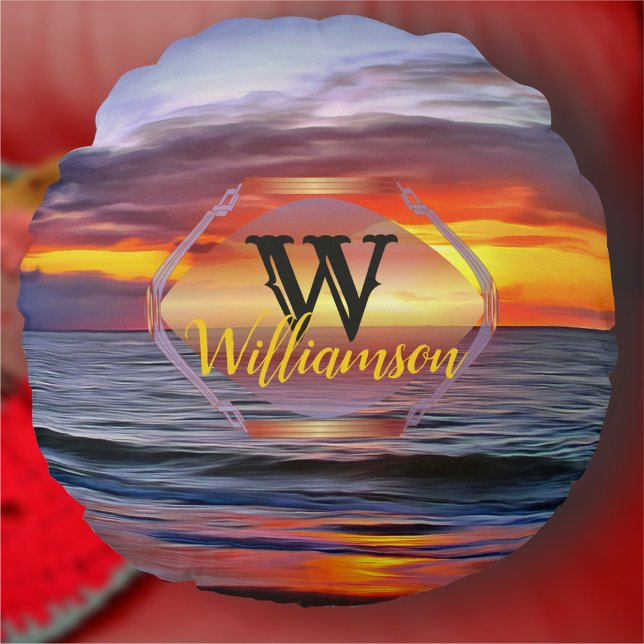 Coussins Ronds Puerto Sunset 1739 (Créateur téléchargé)