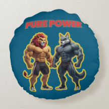 Pure Power – Strong Animal Muscle Cartoon Design