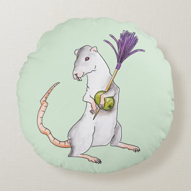 Coussins Ronds rat de partie (Devant)