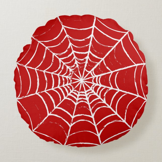 Coussins Ronds Red Web (Devant)