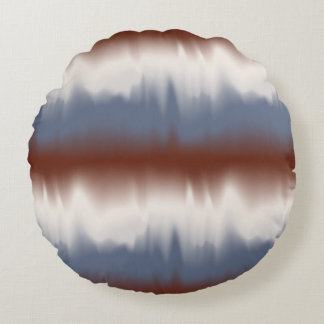 Coussins Ronds Red, White, & Blue Blended Modern Design