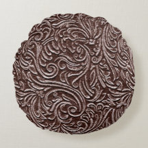 Regard rustique usiné de chocolat en cuir de brun