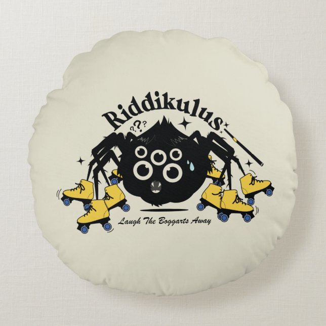 Coussins Ronds Riddikulus - Rire des chiens (Devant)