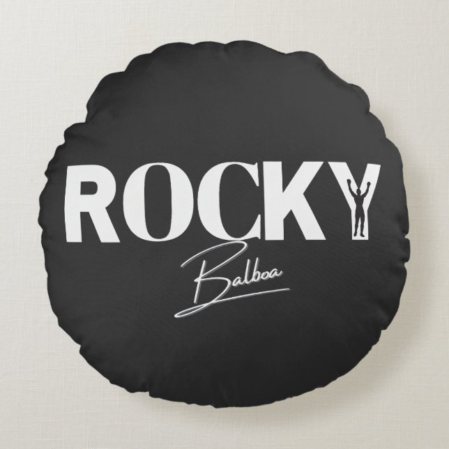 Coussins Ronds Rock Balboa The Fighter (Devant)