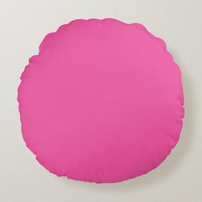 Coussins Ronds Rose chaud clair clair (Devant)