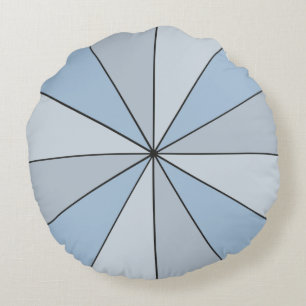 Coussins Ronds Roue couleur bleu
