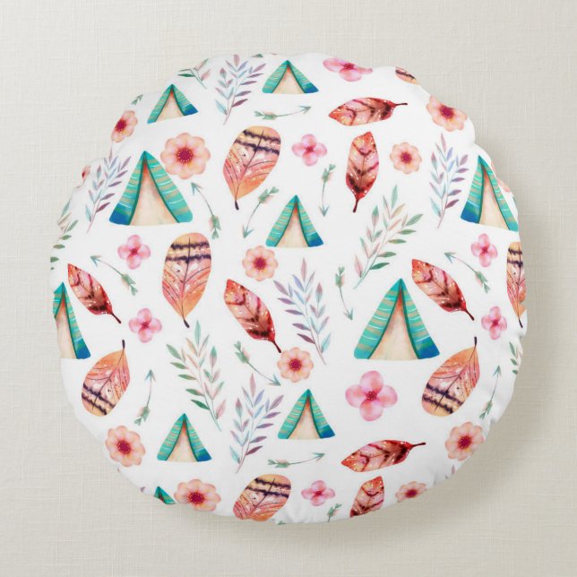 Coussins Ronds Round Pillow design  (Devant)