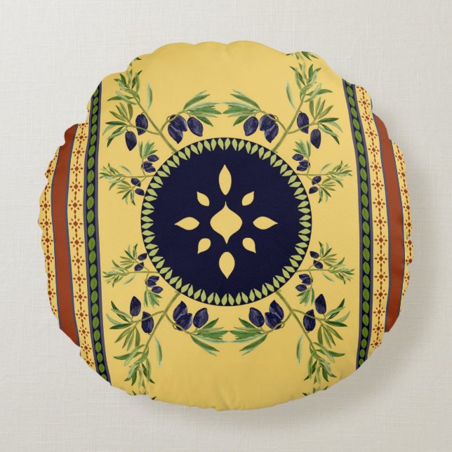 Coussins Ronds Round Pillow - Tuscany (Devant)
