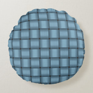 Coussins Ronds Ruban bleu ciel