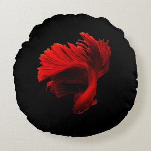 Coussins Ronds Ruby Red Siamese Lutter contre le poisson