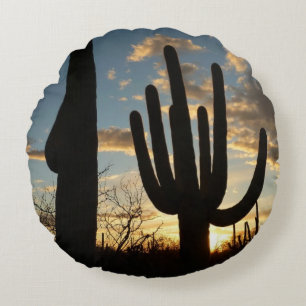 Coussins Ronds Saguaro Sunset II Arizona