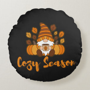 Coussins Ronds Saison cosy   Design esthétique automne pour Lov d