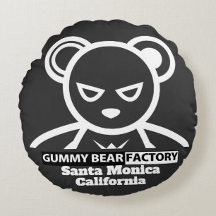 Coussins Ronds Salle De Fitness De L'Usine De L'Ours Gummy