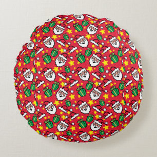 Coussins Ronds Santa Claus