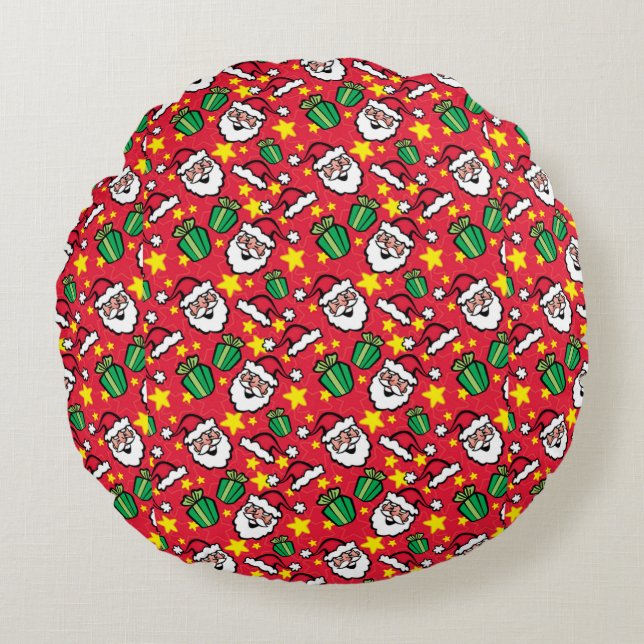Coussins Ronds Santa Claus (Devant)