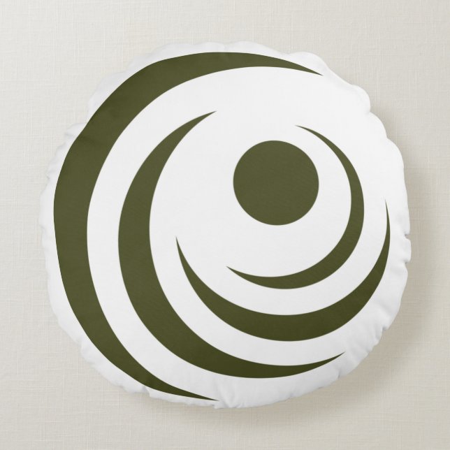 Coussins Ronds Sceau de Gilbert (Arizona) (Devant)