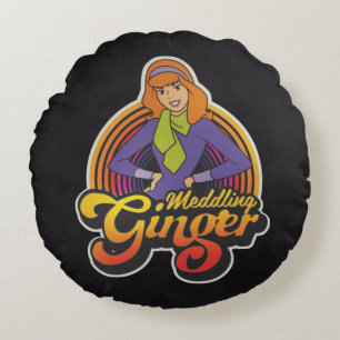 Coussins Ronds Scooby-Doo Daphné "Gingembre de méditation"