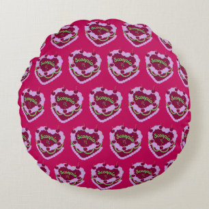 Coussins Ronds Scorpio Zodiac Coquette Coeur Anniversaire Gâteau