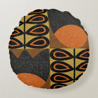 Coussins Ronds seamless pattern in scandinavian design style. Ret