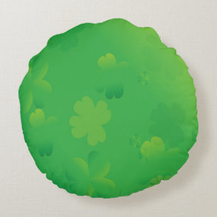 Coussins Ronds Shamrocks brillants