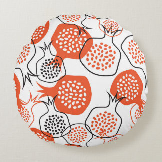 Coussins Ronds SHANA TOVA : Carte de grenade