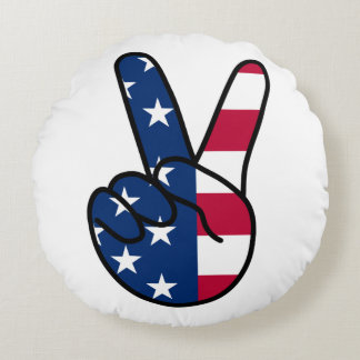 Coussins Ronds SIGNE USA Flag V