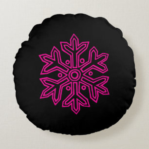 Coussins Ronds Simply Christmas Collection - Flocon de neige