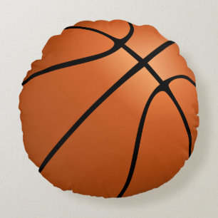 Coussins Ronds Slam Dunk Basketball Sports