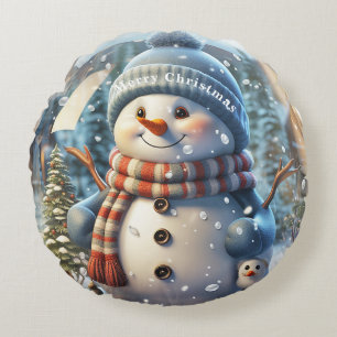 Coussins Ronds Snowglobe