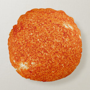Coussins Ronds Solaire Solaire Star Space Solaire Système Solaire