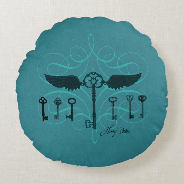 Coussins Ronds Sort Harry Potter | Clés Volantes (Devant)