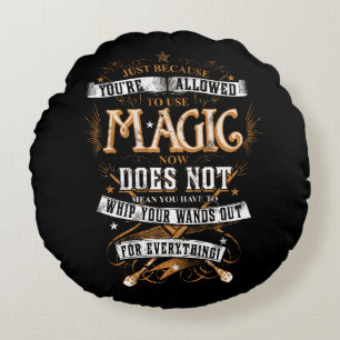 Coussins Ronds Sortilège Harry Potter   Juste parce que vous avez