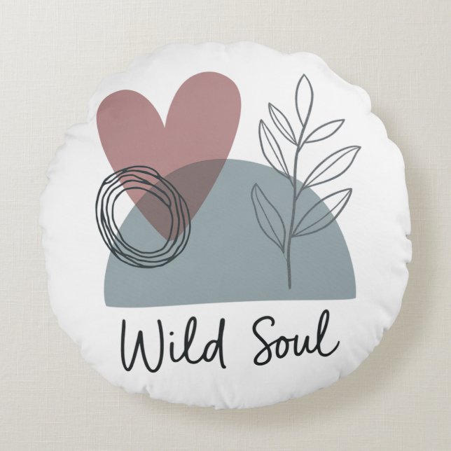 Coussins Ronds Soul sauvage (Devant)