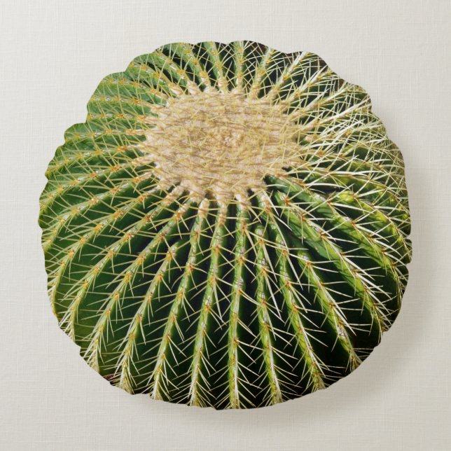 Coussins Ronds Spikey Look Cactus Cuisine (Devant)