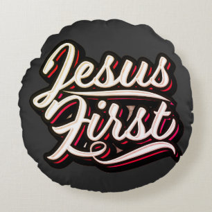 Coussins Ronds Style de Jésus dans les années 70