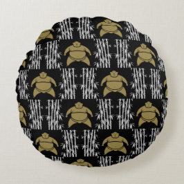 Coussins Ronds Sumo Wrestler