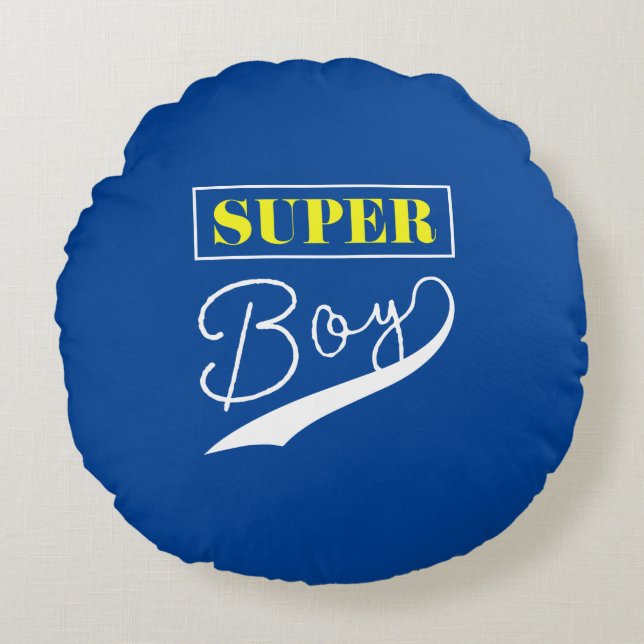 Coussins Ronds Super Boy (Devant)