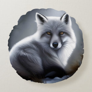 Coussins Ronds Superbe Renard Artique