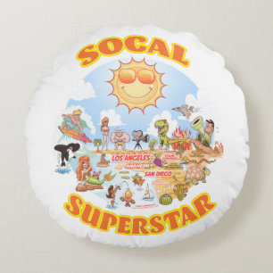 Coussins Ronds Superstar de SoCal