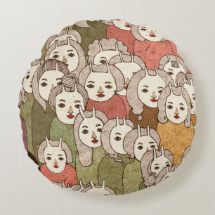 Coussins Ronds Sur la plate-forme 2012