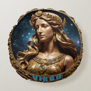 Coussins Ronds Symbole d'astrologie virale