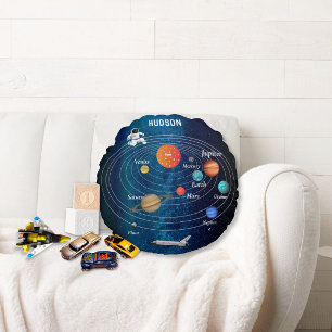 Coussins Ronds Système solaire de l'espace extra-spatial Astronau