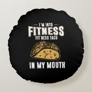 Coussins Ronds T-shirt Funny Gym Fitness